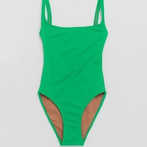 NU SWIM Pistachio Suit in Parsley
